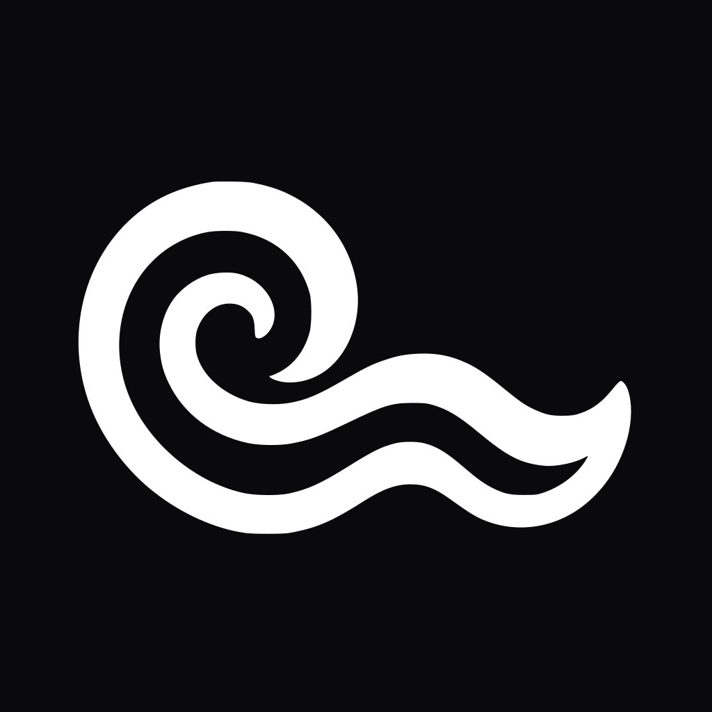The Seasill mark in white on a square black tile.